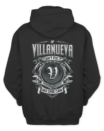 VILLANUEVA AP81-K4-626 - Personalized Ahmed Quote Apparel “If Ahmed Can't Fix It, No One Can” - Unisex Hoodie - Black
