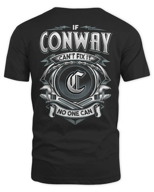 CONWAY AP81-K4-626 - Personalized Ahmed Quote Apparel “If Ahmed Can't Fix It, No One Can” - Unisex Standard T-Shirt - Black