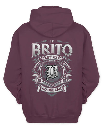 BRITO AP81-K4-626 - Personalized Ahmed Quote Apparel “If Ahmed Can't Fix It, No One Can” - Unisex Hoodie - Maroon