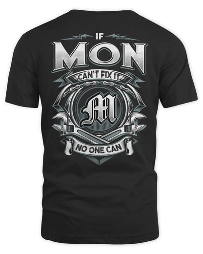 MON AP81-K4-626 - Personalized Ahmed Quote Apparel “If Ahmed Can't Fix It, No One Can” - Unisex Standard T-Shirt - Black