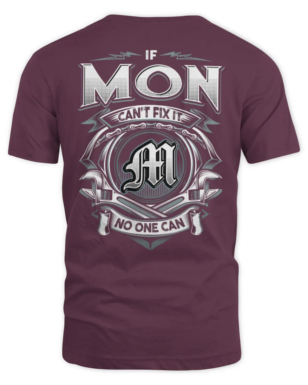 MON AP81-K4-626 - Personalized Ahmed Quote Apparel “If Ahmed Can't Fix It, No One Can” - Unisex Standard T-Shirt - Maroon