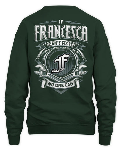 FRANCESCA AP81-K4-626 - Personalized Ahmed Quote Apparel “If Ahmed Can't Fix It, No One Can” - Unisex Sweatshirt - Forest Green