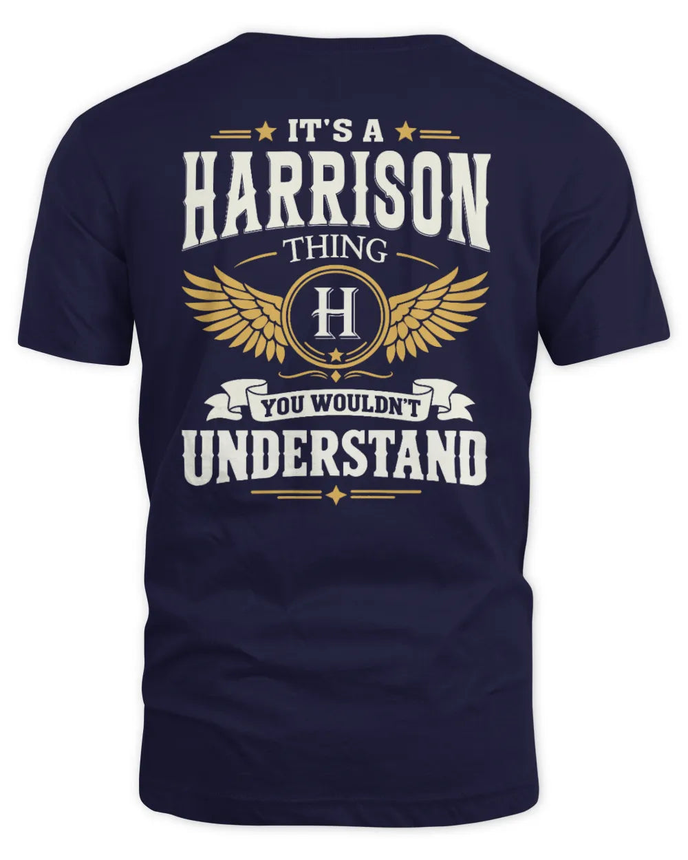 HARRISON KT06-M008 It’s a [NAME] Thing – You Wouldn’t Understand | Personalized Vintage T-Shirt - Unisex Standard T-Shirt - Navy