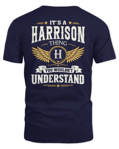 HARRISON KT06-M008 It’s a [NAME] Thing – You Wouldn’t Understand | Personalized Vintage T-Shirt - Unisex Standard T-Shirt - Navy