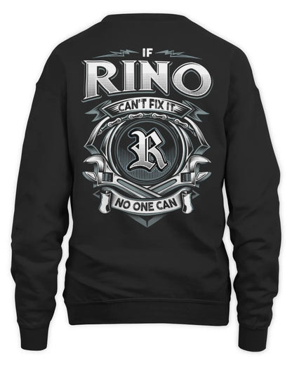 RINO AP81-K4-626 - Personalized Ahmed Quote Apparel “If Ahmed Can't Fix It, No One Can” - Unisex Sweatshirt - Black