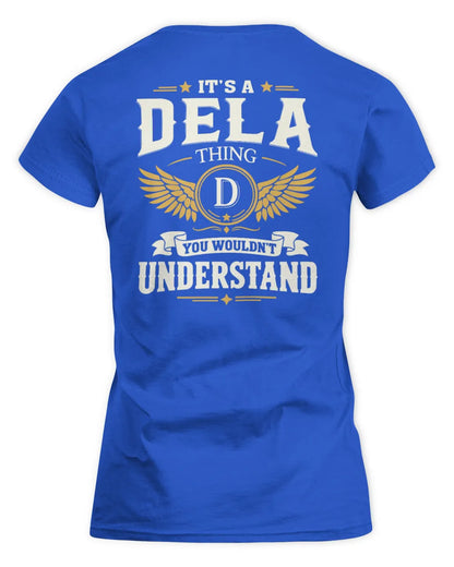 DELA KT06-M008 It’s a [NAME] Thing – You Wouldn’t Understand | Personalized Vintage T-Shirt - Women's Standard T-Shirt - Royal