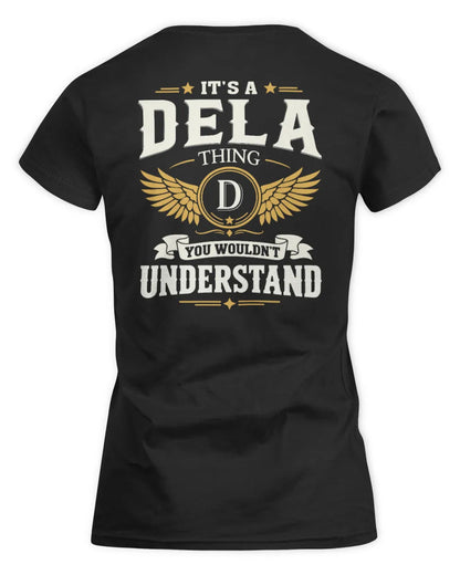 DELA KT06-M008 It’s a [NAME] Thing – You Wouldn’t Understand | Personalized Vintage T-Shirt - Women's Standard T-Shirt - Black