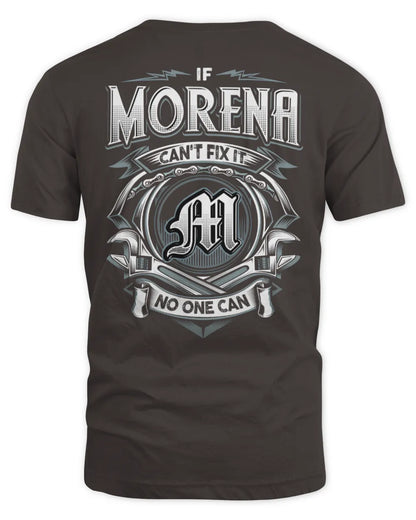 MORENA AP81-K4-626 - Personalized Ahmed Quote Apparel “If Ahmed Can't Fix It, No One Can” - Unisex Standard T-Shirt - Dark Chocolate
