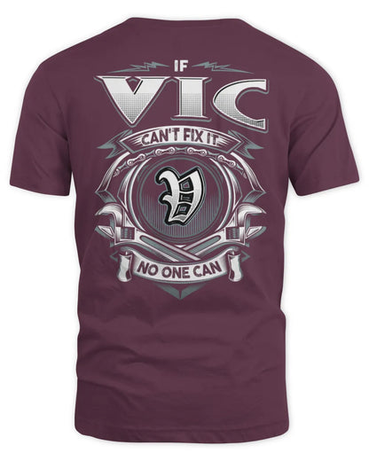 VIC AP81-K4-626 - Personalized Ahmed Quote Apparel “If Ahmed Can't Fix It, No One Can” - Unisex Standard T-Shirt - Maroon