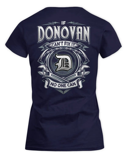 DONOVAN AP81-K4-626 - Personalized Ahmed Quote Apparel “If Ahmed Can't Fix It, No One Can” - Women's Standard T-Shirt - Navy