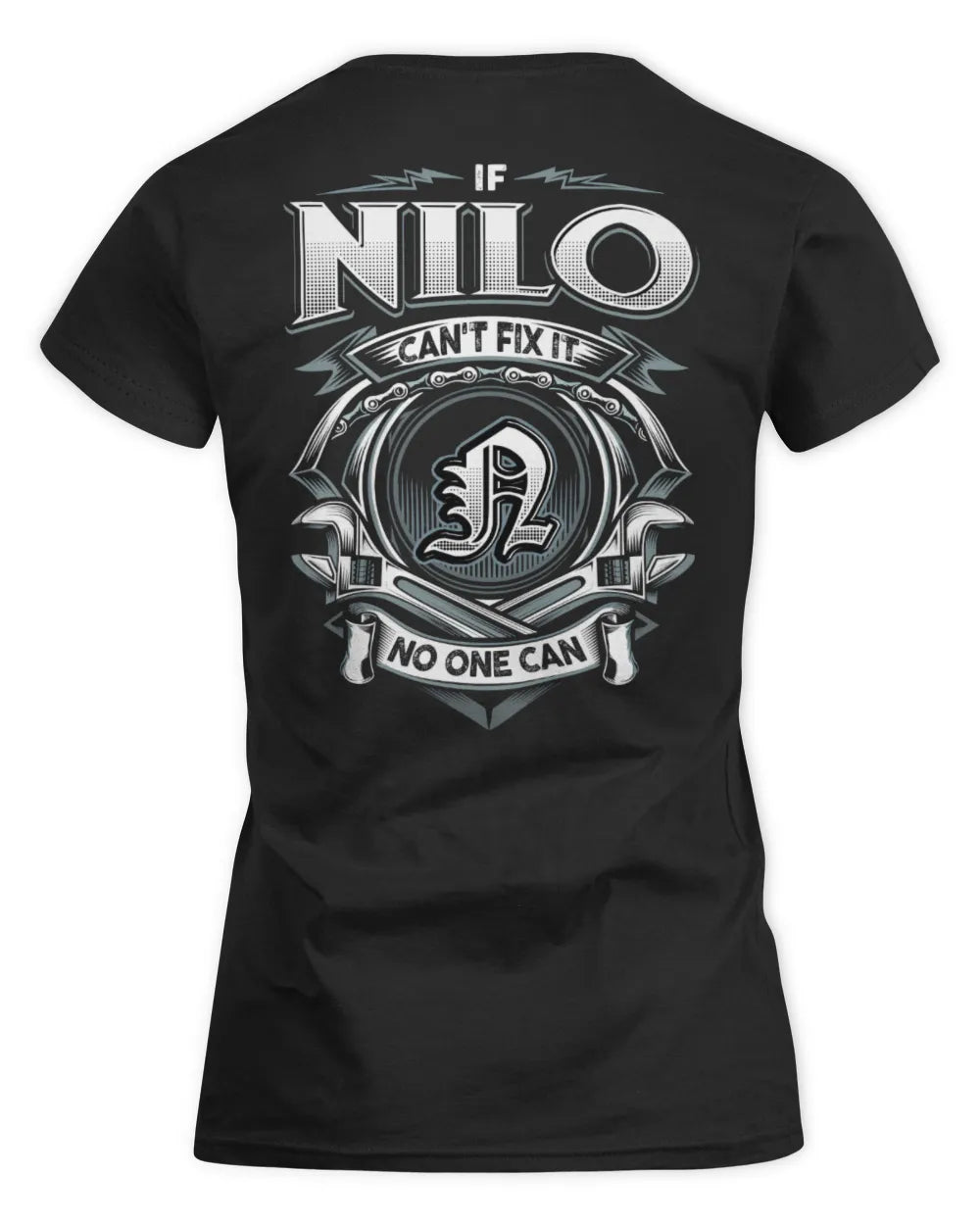 NILO AP81-K4-626 - Personalized Ahmed Quote Apparel “If Ahmed Can't Fix It, No One Can” - Women's Standard T-Shirt - Black