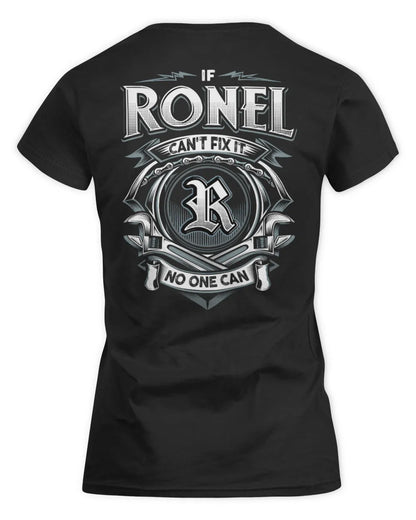 RONEL AP81-K4-626 - Personalized Ahmed Quote Apparel “If Ahmed Can't Fix It, No One Can” - Women's Standard T-Shirt - Black