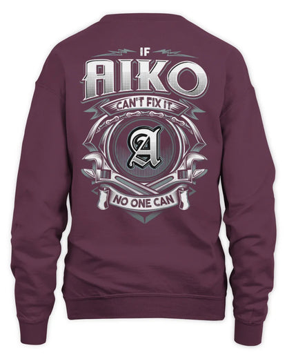 AIKO AP81-K4-626 - Personalized Ahmed Quote Apparel “If Ahmed Can't Fix It, No One Can” - Unisex Sweatshirt - Maroon