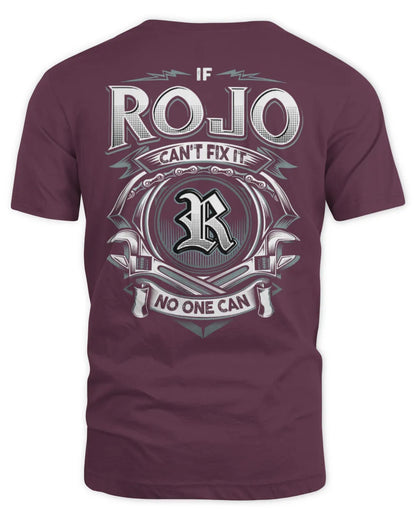 ROJO AP81-K4-626 - Personalized Ahmed Quote Apparel “If Ahmed Can't Fix It, No One Can” - Unisex Standard T-Shirt - Maroon