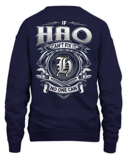 HAO AP81-K4-626 - Personalized Ahmed Quote Apparel “If Ahmed Can't Fix It, No One Can” - Unisex Sweatshirt - Navy