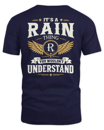 RAIN KT06-M008 It’s a [NAME] Thing – You Wouldn’t Understand | Personalized Vintage T-Shirt - Unisex Standard T-Shirt - Navy
