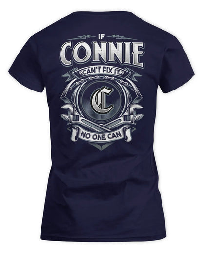 CONNIE AP81-K4-626 - Personalized Ahmed Quote Apparel “If Ahmed Can't Fix It, No One Can” - Women's Standard T-Shirt - Navy