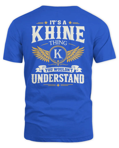 KHINE KT06-M008 It’s a [NAME] Thing – You Wouldn’t Understand | Personalized Vintage T-Shirt - Unisex Standard T-Shirt - Royal