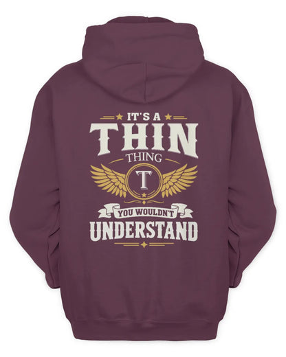 THIN KT06-M008 It’s a [NAME] Thing – You Wouldn’t Understand | Personalized Vintage T-Shirt - Unisex Hoodie - Maroon