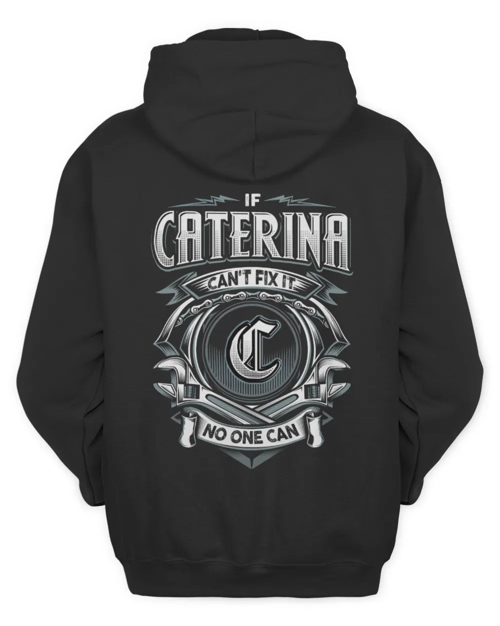 CATERINA AP81-K4-626 - Personalized Ahmed Quote Apparel “If Ahmed Can't Fix It, No One Can” - Unisex Hoodie - Black