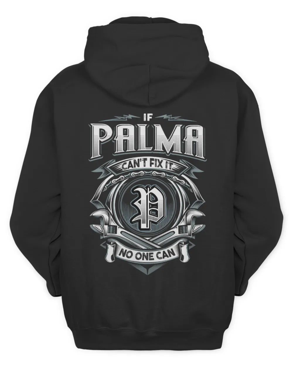 PALMA AP81-K4-626 - Personalized Ahmed Quote Apparel “If Ahmed Can't Fix It, No One Can” - Unisex Hoodie - Black