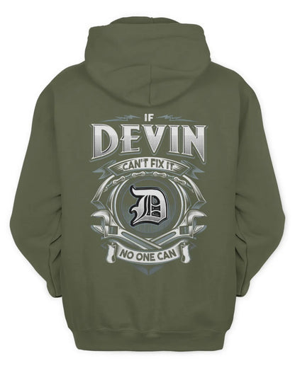 DEVIN AP81-K4-626 - Personalized Ahmed Quote Apparel “If Ahmed Can't Fix It, No One Can” - Unisex Hoodie - Military Green
