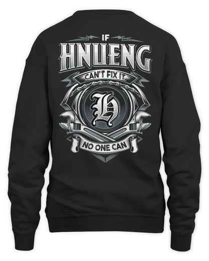 HNUENG AP81-K4-626 - Personalized Ahmed Quote Apparel “If Ahmed Can't Fix It, No One Can” - Unisex Sweatshirt - Black