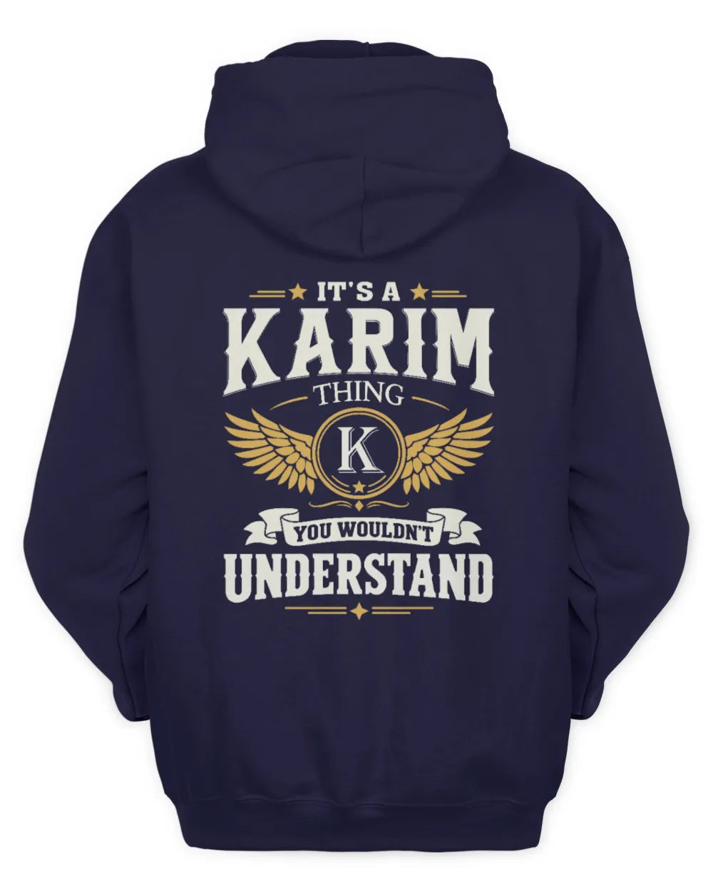 KARIM KT06-M008 It’s a [NAME] Thing – You Wouldn’t Understand | Personalized Vintage T-Shirt - Unisex Hoodie - Navy
