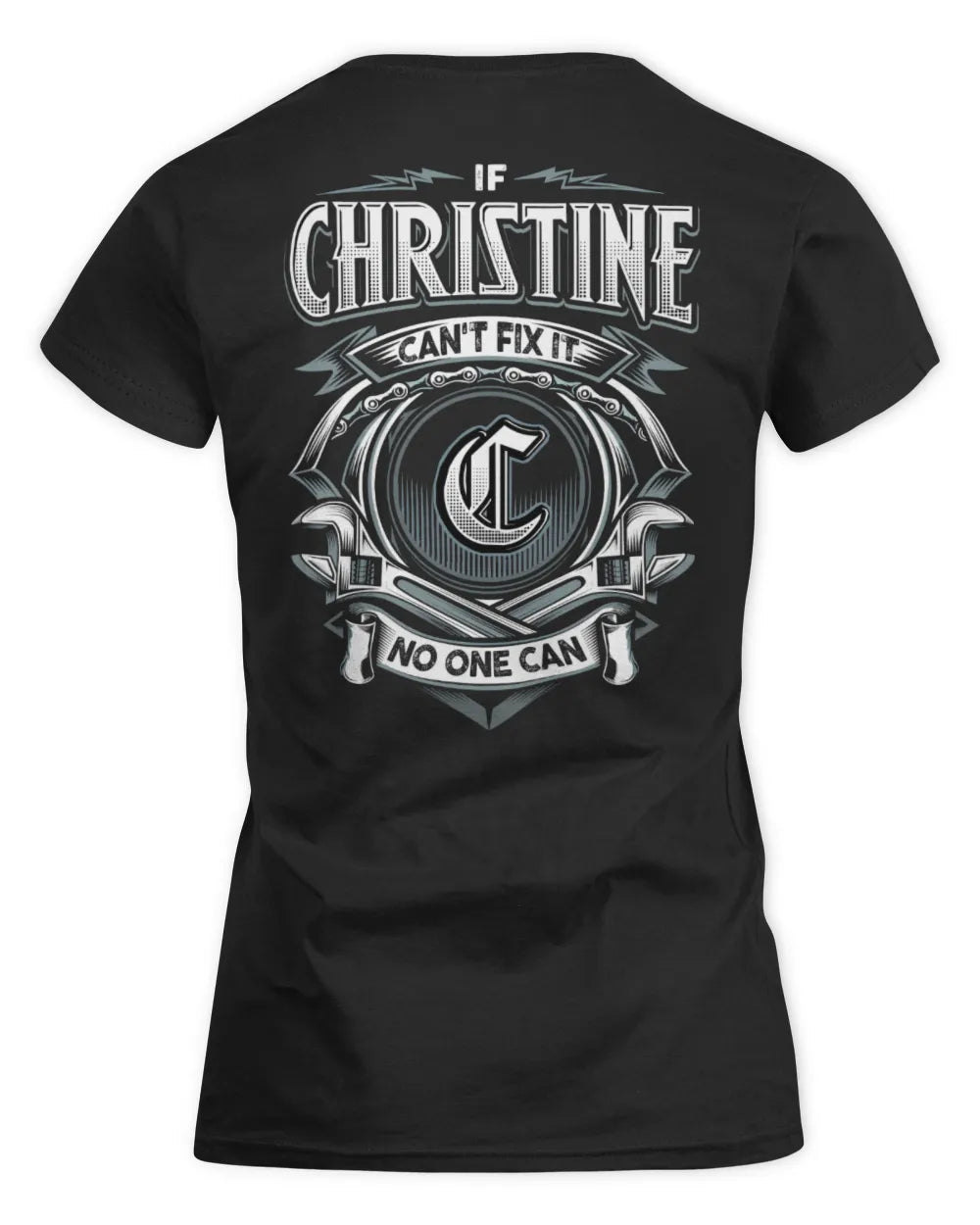 CHRISTINE AP81-K4-626 - Personalized Ahmed Quote Apparel “If Ahmed Can't Fix It, No One Can” - Women's Standard T-Shirt - Black