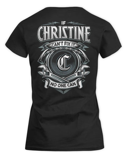 CHRISTINE AP81-K4-626 - Personalized Ahmed Quote Apparel “If Ahmed Can't Fix It, No One Can” - Women's Standard T-Shirt - Black