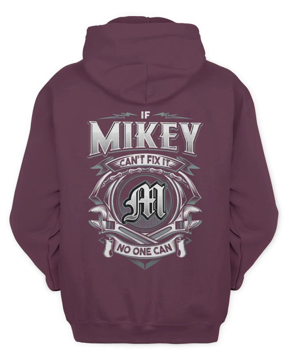 MIKEY AP81-K4-626 - Personalized Ahmed Quote Apparel “If Ahmed Can't Fix It, No One Can” - Unisex Hoodie - Maroon