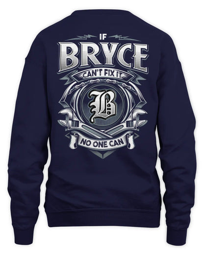 BRYCE AP81-K4-626 - Personalized Ahmed Quote Apparel “If Ahmed Can't Fix It, No One Can” - Unisex Sweatshirt - Navy