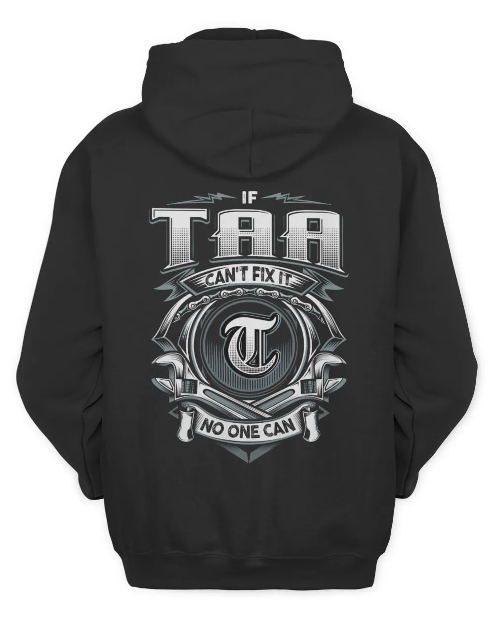 TAA AP81-K4-626 - Personalized Ahmed Quote Apparel “If Ahmed Can't Fix It, No One Can” - Unisex Hoodie - Black