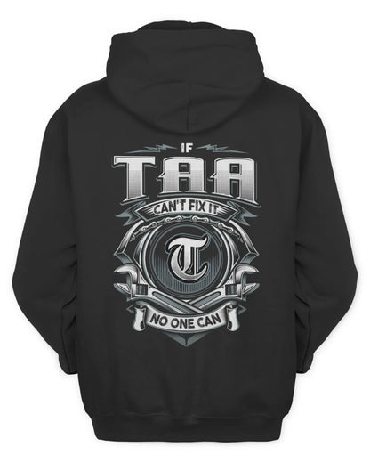 TAA AP81-K4-626 - Personalized Ahmed Quote Apparel “If Ahmed Can't Fix It, No One Can” - Unisex Hoodie - Black