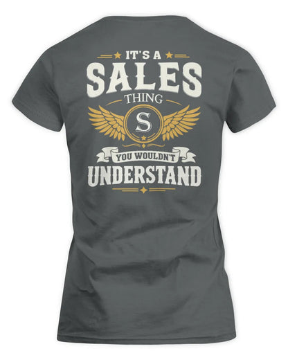 SALES KT06-M008 It’s a [NAME] Thing – You Wouldn’t Understand | Personalized Vintage T-Shirt - Women's Standard T-Shirt - Charcoal