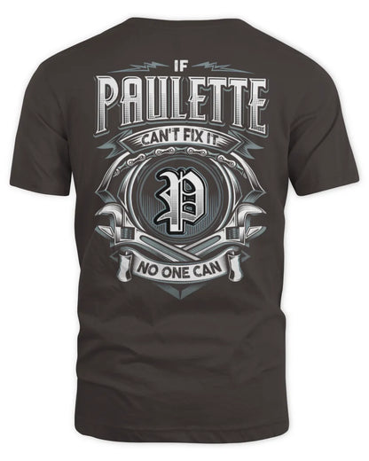 PAULETTE AP81-K4-626 - Personalized Ahmed Quote Apparel “If Ahmed Can't Fix It, No One Can” - Unisex Standard T-Shirt - Dark Chocolate