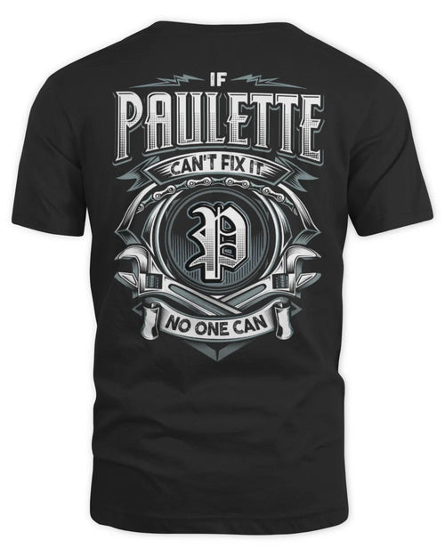 PAULETTE AP81-K4-626 - Personalized Ahmed Quote Apparel “If Ahmed Can't Fix It, No One Can” - Unisex Standard T-Shirt - Black