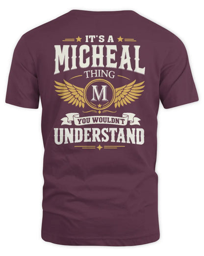 MICHEAL KT06-M008 It’s a [NAME] Thing – You Wouldn’t Understand | Personalized Vintage T-Shirt - Unisex Standard T-Shirt - Maroon