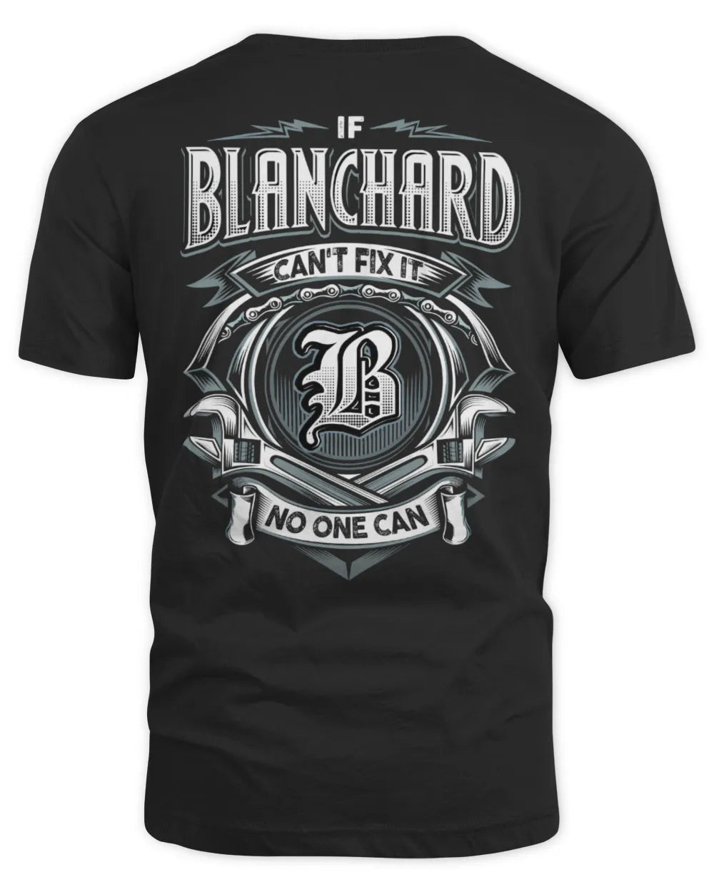 BLANCHARD AP81-K4-626 - Personalized Ahmed Quote Apparel “If Ahmed Can't Fix It, No One Can” - Unisex Standard T-Shirt - Black