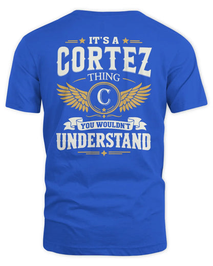 CORTEZ KT06-M008 It’s a [NAME] Thing – You Wouldn’t Understand | Personalized Vintage T-Shirt - Unisex Standard T-Shirt - Royal