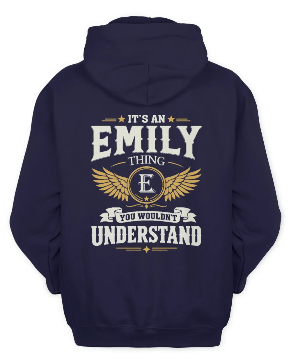 EMILY KT06-M008 It’s a [NAME] Thing – You Wouldn’t Understand | Personalized Vintage T-Shirt - Unisex Hoodie - Navy