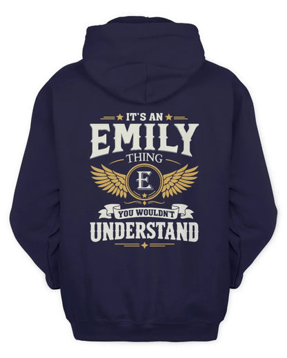 EMILY KT06-M008 It’s a [NAME] Thing – You Wouldn’t Understand | Personalized Vintage T-Shirt - Unisex Hoodie - Navy