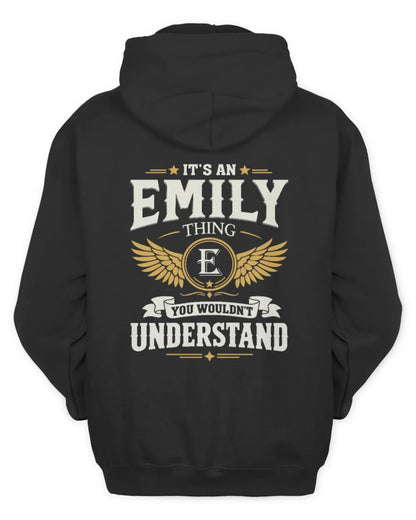 EMILY KT06-M008 It’s a [NAME] Thing – You Wouldn’t Understand | Personalized Vintage T-Shirt - Unisex Hoodie - Black