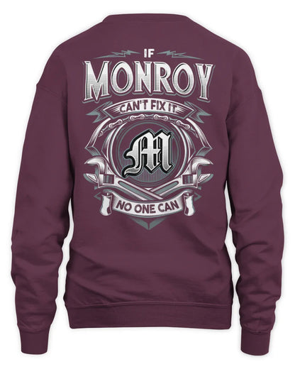 MONROY AP81-K4-626 - Personalized Ahmed Quote Apparel “If Ahmed Can't Fix It, No One Can” - Unisex Sweatshirt - Maroon