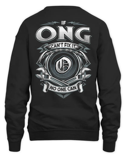 ONG AP81-K4-626 - Personalized Ahmed Quote Apparel “If Ahmed Can't Fix It, No One Can” - Unisex Sweatshirt - Black