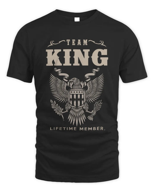 KING TP06-K82 – Personalized Classic Style Apparel “Team NAME Lifetime Member”