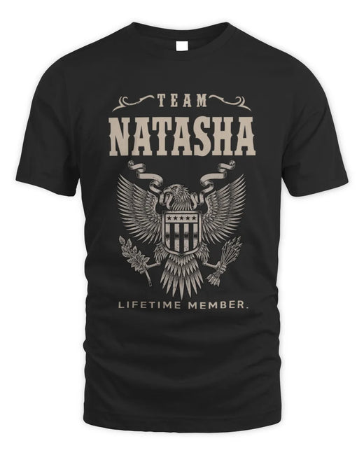 NATASHA TP06-K82 – Personalized Classic Style Apparel “Team NAME Lifetime Member”