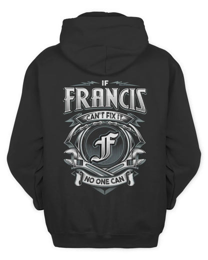 FRANCIS AP81-K4-626 - Personalized Ahmed Quote Apparel “If Ahmed Can't Fix It, No One Can” - Unisex Hoodie - Black