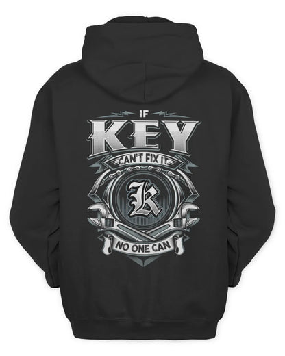 KEY AP81-K4-626 - Personalized Ahmed Quote Apparel “If Ahmed Can't Fix It, No One Can” - Unisex Hoodie - Black