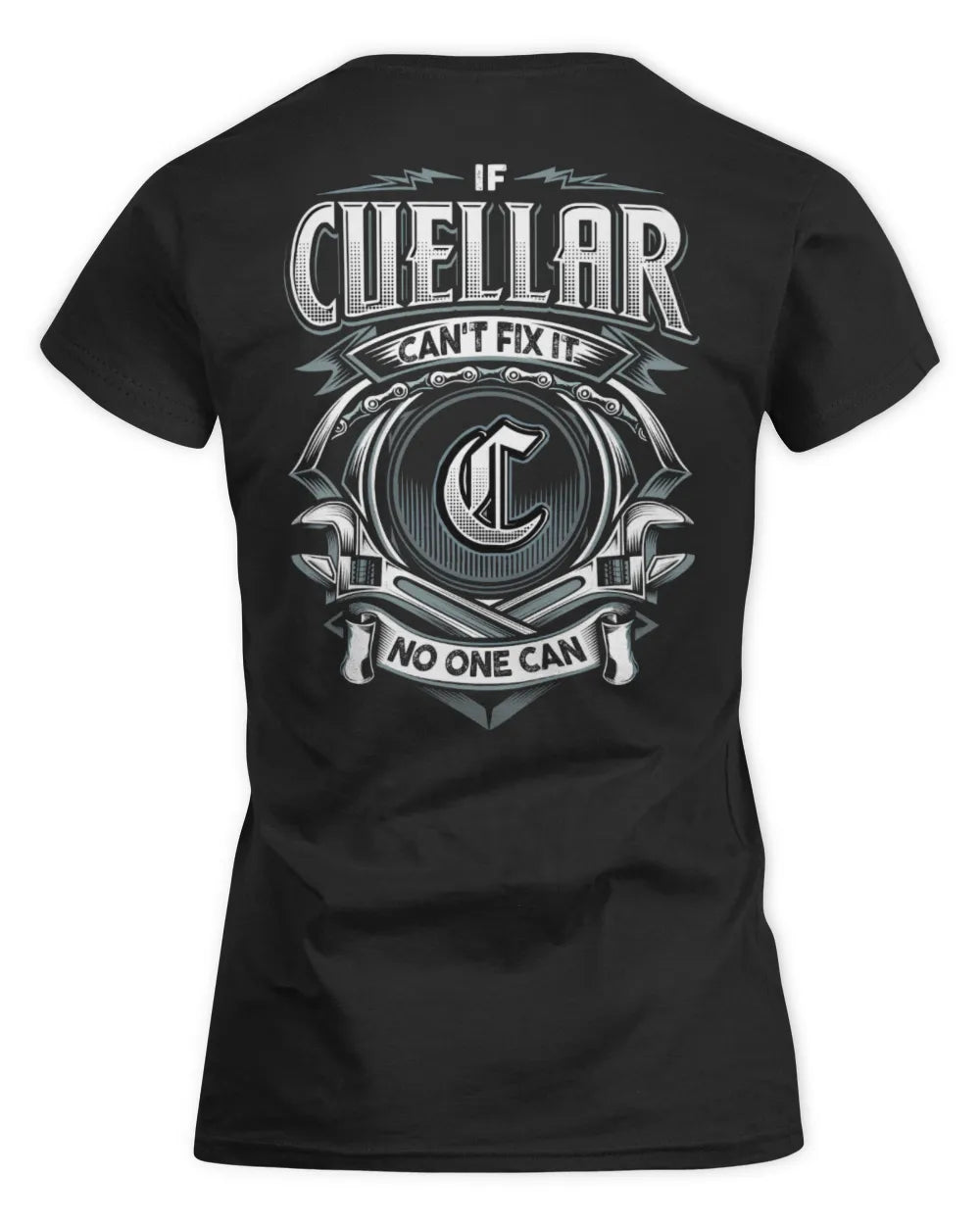 CUELLAR AP81-K4-626 - Personalized Ahmed Quote Apparel “If Ahmed Can't Fix It, No One Can” - Women's Standard T-Shirt - Black